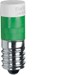 Verlichtingselement schakelmateriaal berker Hager LED-lampen E10, groen 167803